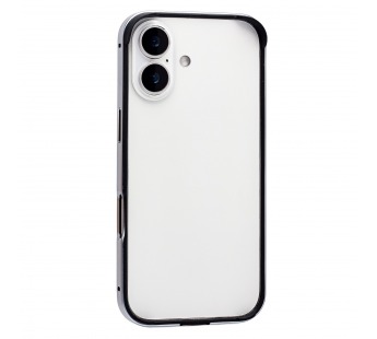 Чехол-бампер - металлический с силиконовыми бортами  для "Apple iPhone 17" (mist blue) (243532)#2138894