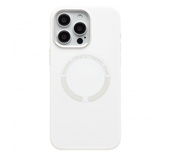 Чехол-накладка - SM040 SafeMag для "Apple iPhone 15 Pro Max" (white) (243300)#2138792