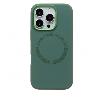 Чехол-накладка - SM040 SafeMag для "Apple iPhone 16 Pro" (pine needle green) (243269)#2138692