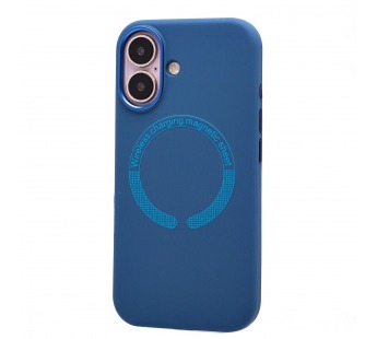 Чехол-накладка - SM040 SafeMag для "Apple iPhone 16" (navy blue) (243284)#2138713
