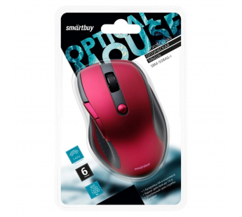 Беспроводная мышь SMARTBUY 508 бордовая#2137312