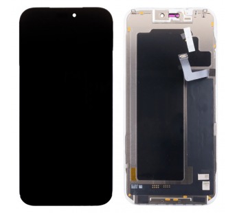 Дисплей для iPhone 17 Pro Max (A3526) в сборе с тачскрином Черный - (Soft OLED, Full HD, 120 Гц) (площадка под IC)#2138348
