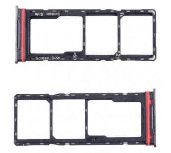 Держатель SIM для Infinix Hot 60i 4G (X6728) Серебро#2138819