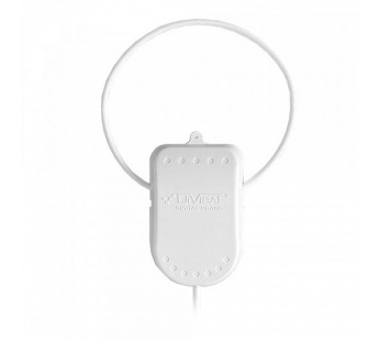 Антенна  комнатная ДМВ для DVB-T2 Волжанка 12В, кабель 3м, 35дБ, с блоком питания#2140465