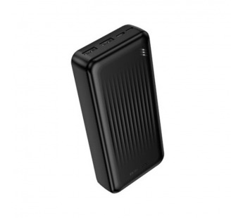 Аккумулятор внешний Borofone BJ78А Clever, 20000mAh, пластик, 2.0А, 2 USB выхода, цвет: черный (1/42)#2140740