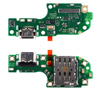 Шлейф для Huawei Nova 13i (CTR-L91) плата на системный разъем/микрофон - Премиум#2139136