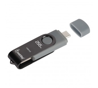 Флеш-накопитель USB 3.0 256GB SmartBuy Twist Black #2139137