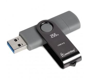 Флеш-накопитель USB 3.0 256GB SmartBuy Twist Black #2139139