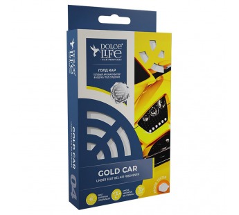 Акция! Ароматизатор TENSY под сиденье гелевый GOLD CAR#2139352