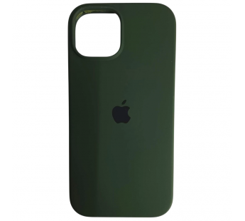 Чехол силиконовый Silicone Case ORG iPhone 15 темно-зеленый (14)#2139914