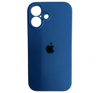 Чехол силиконовый Silicone Case ORG iPhone 16 (защита камеры) темно-синий (21)#2139913