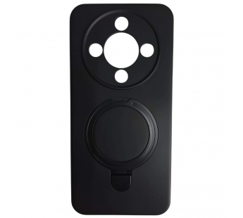 Чехол силиконовый Honor X9D MagSafe цветной с кольцом черный#2139901