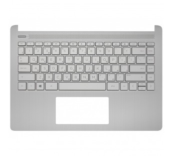 Топ-панель L88206-251 для HP серебряная с подсветкой#2139667