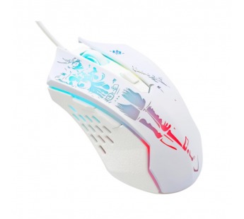 Проводная игровая мышь Sin'Sister GM-933 бел,6к,800-7200dpi,1.5м,+ковер#2140660