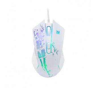 Проводная игровая мышь Sin'Sister GM-933 бел,6к,800-7200dpi,1.5м,+ковер#2140659