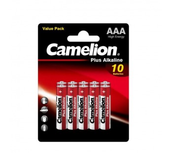 Батарейка Camelion Plus LR03 AAA BL10 Alkaline 1.5V отрывные (10/120/720)#2140443