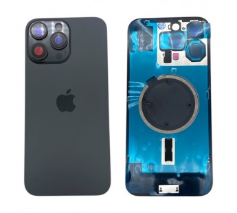 Задняя крышка iPhone 16 Pro Max (Стекло камеры + Рамка + MagSafe) Оригинал Черный#2144916