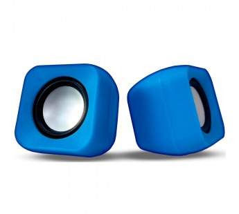 Акустическая 2.0 система RITMIX 5Вт, SP-3010, питание от USB, blue (1/40)#2140647