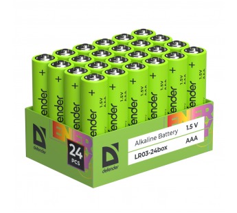 Элемент питания DEFENDER LR03 ААА EcoLine box24  (24/960)#2140689
