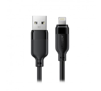 Кабель USB - Lightning Acefast C16-02 (2.4A, 1.2 м) Черный#2142597