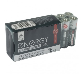 Элемент питания Energy серия Pro типоразмер LR6 шринк16 (АА) (16/192/768)#2140957