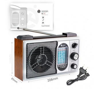 Радиоприемник DEESPI RE-14 AM/FM/SW#2141117