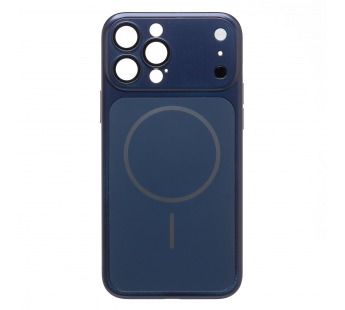 Чехол-накладка - SM091 AG-Glass SafeMag для "Apple iPhone 13 Pro Max" (dark blue) (244010)#2142973