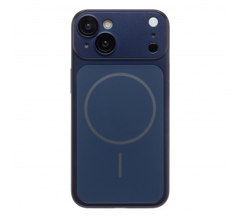 Чехол-накладка - SM091 AG-Glass SafeMag для "Apple iPhone 14" (dark blue) (244003)#2142961
