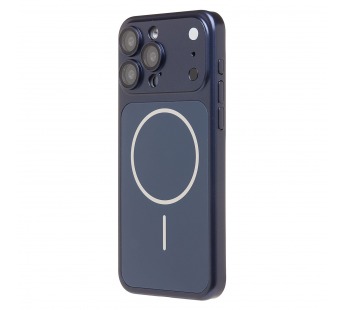 Чехол-накладка - SM091 AG-Glass SafeMag для "Apple iPhone 15 Pro Max" (dark blue) (244005)#2142954
