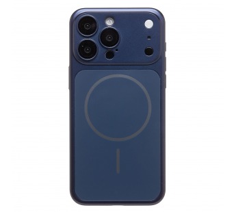 Чехол-накладка - SM091 AG-Glass SafeMag для "Apple iPhone 15 Pro Max" (dark blue) (244005)#2142955