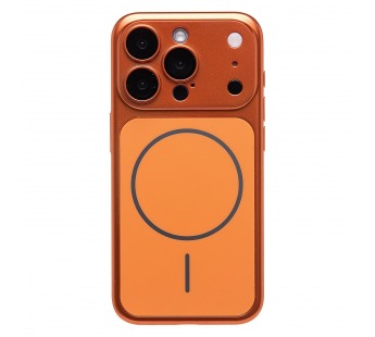 Чехол-накладка - SM091 AG-Glass SafeMag для "Apple iPhone 15 Pro" (orange) (244020)#2142946