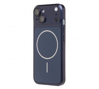 Чехол-накладка - SM091 AG-Glass SafeMag для "Apple iPhone 15" (dark blue) (244007)#2142942