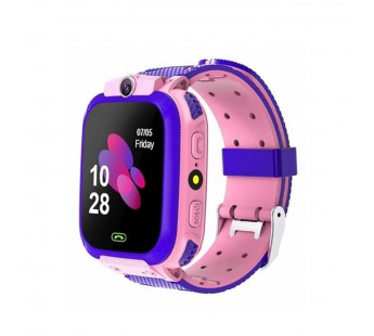 Умные часы HOCO Y105 (1.44"/400mAh/2G/GPS/камера/функция звонка/Уведомления) детские розовые#2142126