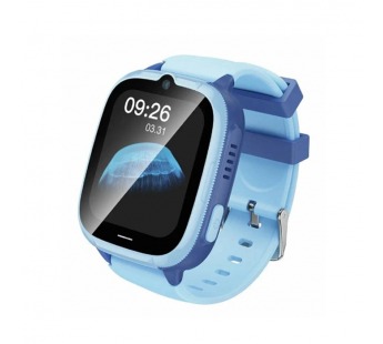 Умные часы HOCO Y106 (1.83"/730mAh/4G/GPS/IPX7/камера/функция звонка/Уведомления) детские синие#2142128