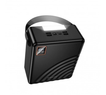 Внешний аккумулятор100 000 mAh BOROFONE BJ85 (4USB QC3.0/PD 20W/IP/Micro/фонарик/дисплей) черный#2142709