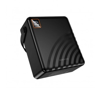 Внешний аккумулятор100 000 mAh BOROFONE BJ85 (4USB QC3.0/PD 20W/IP/Micro/фонарик/дисплей) черный#2142708