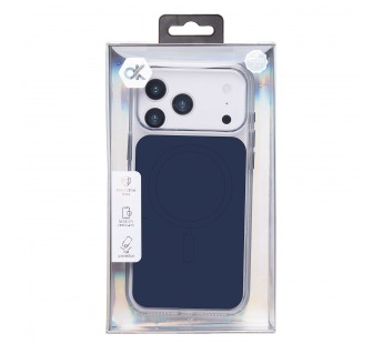 Чехол-накладка SM046 SafeMag для "Apple iPhone 17 Pro Max" (dark blue/transparent) (243966)#2143029