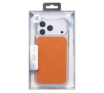 Чехол-накладка SM046 SafeMag для "Apple iPhone 17 Pro Max" (orange/transparent) (243967)#2143026