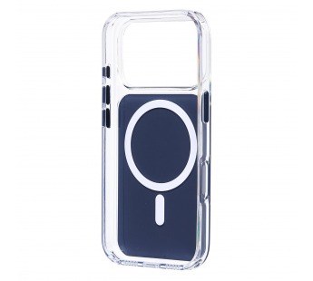 Чехол-накладка SM046 SafeMag для "Apple iPhone 17 Pro" (dark blue/transparent) (243968)#2144157