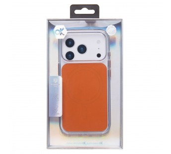 Чехол-накладка SM046 SafeMag для "Apple iPhone 17 Pro" (orange/transparent) (243969)#2143028