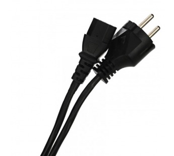 Кабель компьютер--> розетка 220V EU (прямой) <VDE> 3GX0,75mm2, 3,0m, медь, TELECOM <TE021-CU0.75-3> (1/50)#2143105