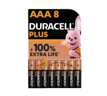 Элемент питания DURACELL  LR03  BL8 PLUS  (8/80)#2143097