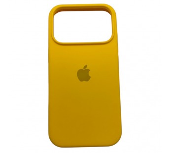 Чехол iPhone 17 Pro Silicone Case (c Лого) №55 Ярко-Желтый#2143405
