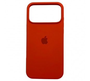 Чехол iPhone 17 Pro Max Silicone Case (c Лого) №39 Оранжево-Красный#2143394