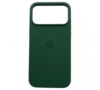 Чехол iPhone 17 Pro Max Silicone Case (c Лого) №54 Темно-Зеленый#2143382