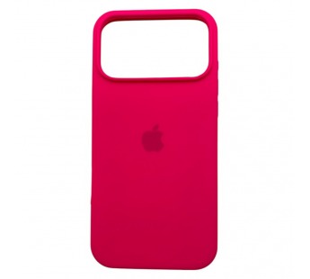 Чехол iPhone 17 Pro Max Silicone Case (c Лого) №62 Фуксия#2143384