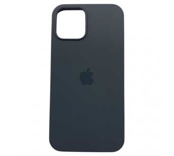 Чехол iPhone 12/12 Pro Silicone Case (c Лого) №15 Серая Сажа#2143458