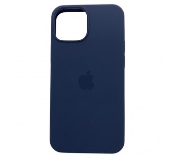 Чехол iPhone 13 Mini Silicone Case (c Лого) №08 Полуночный Синий#2143463