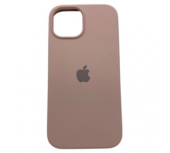 Чехол iPhone 15 Silicone Case (c Лого) №19 Песочно-Розовый#2143478