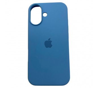 Чехол iPhone 17 Silicone Case (c Лого) №42 Джинсовый Синий#2143368